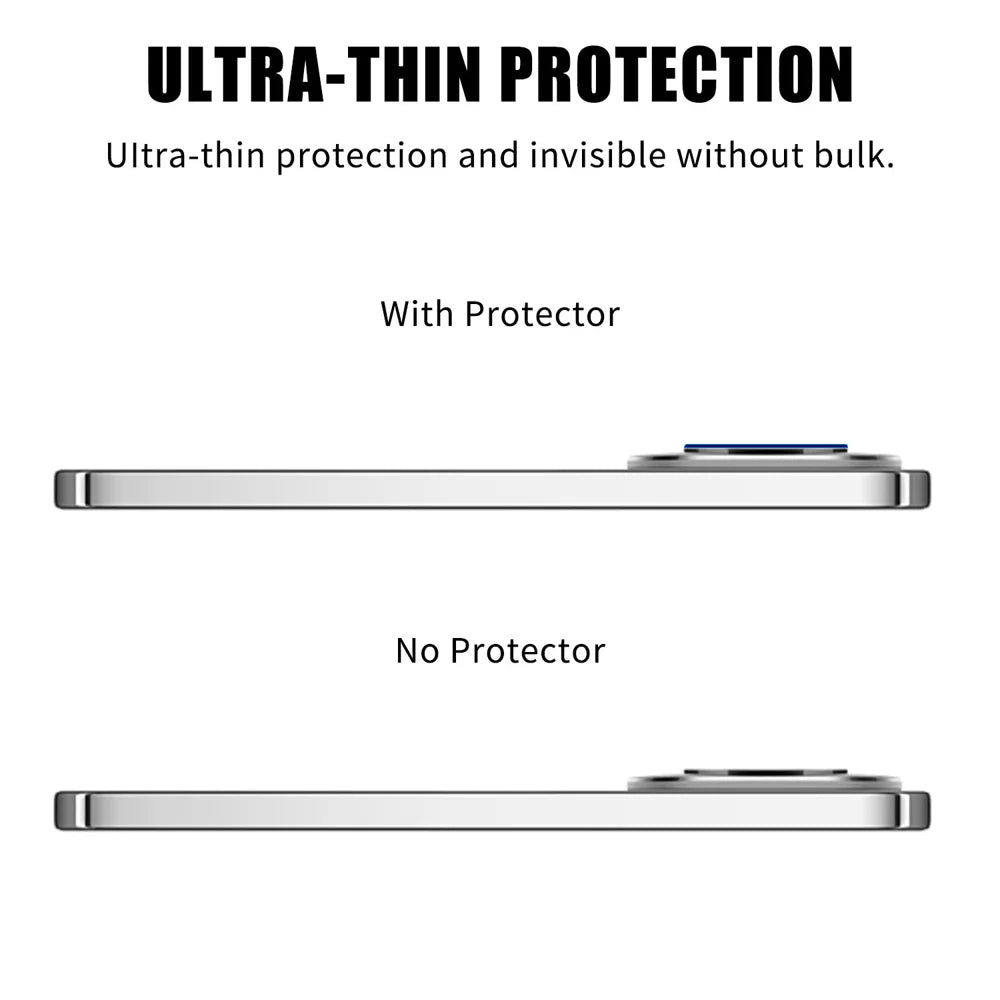 For Huawei nova 15 5G Full Cover Camera Lens Protector High Definition Anti Fingerprint AR Tempered Glass Lens Film - Transparent - 3