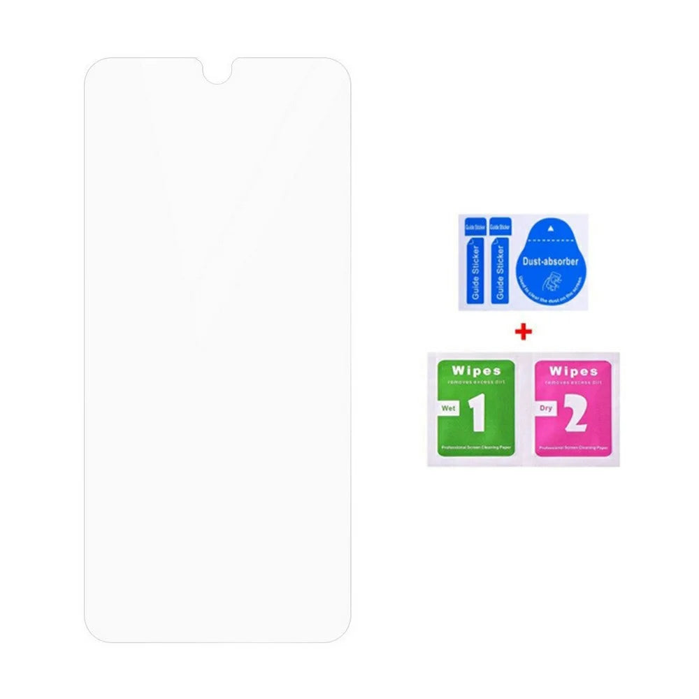 100Pcs For Samsung Galaxy M17e 5G Screen Protector Full Glue Anti-Scratch Tempered Glass Film (NOT Complete Covering) (No Package, with Wipes Set, Dust-absorber, Guide Sticker) - Transparent - 2