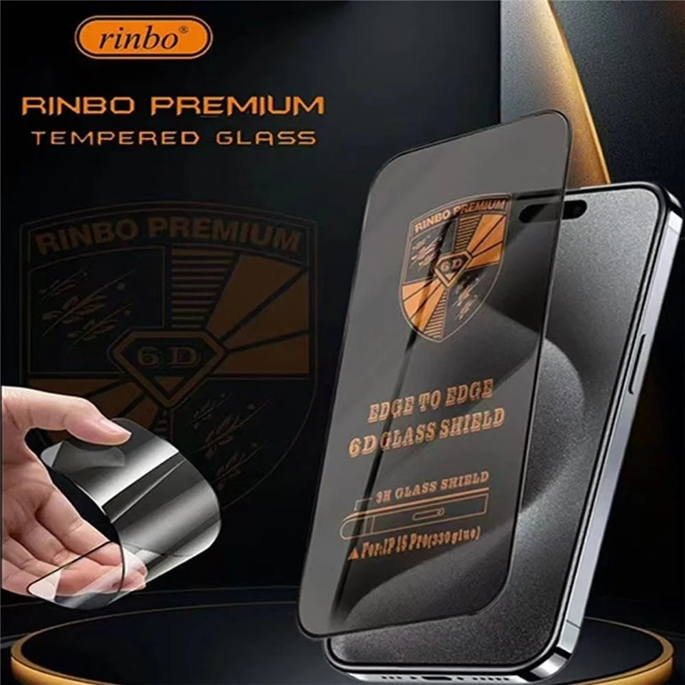 RINBO 10Pcs Tempered Glass for iPhone 18 Pro Max / 17 Pro Max 200CC Silk Printing Anti-static Full Coverage Screen Protector - Transparent - 2