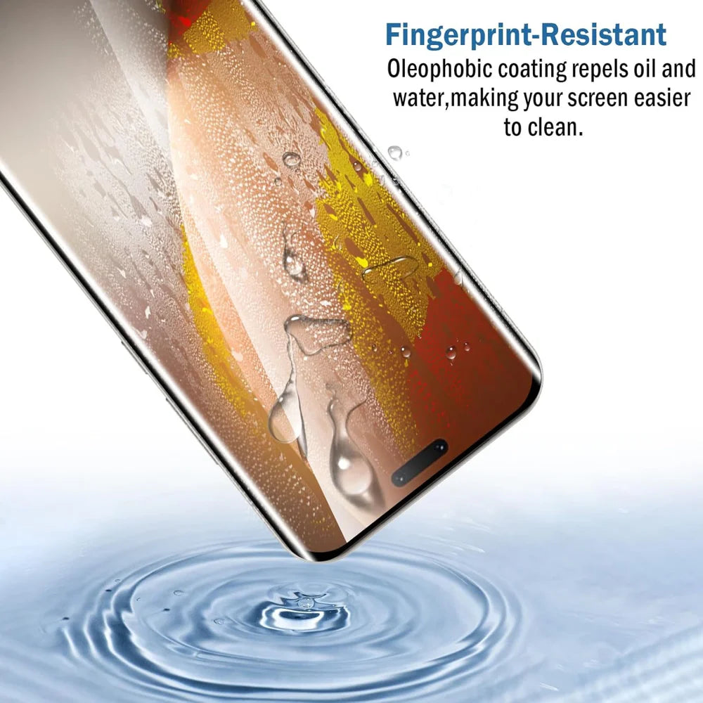 For Honor Magic8 Pro 5G HD Full Screen Protector Silk Printing Black Edge High Aluminium-silicon Glass Film - As Shown - 4