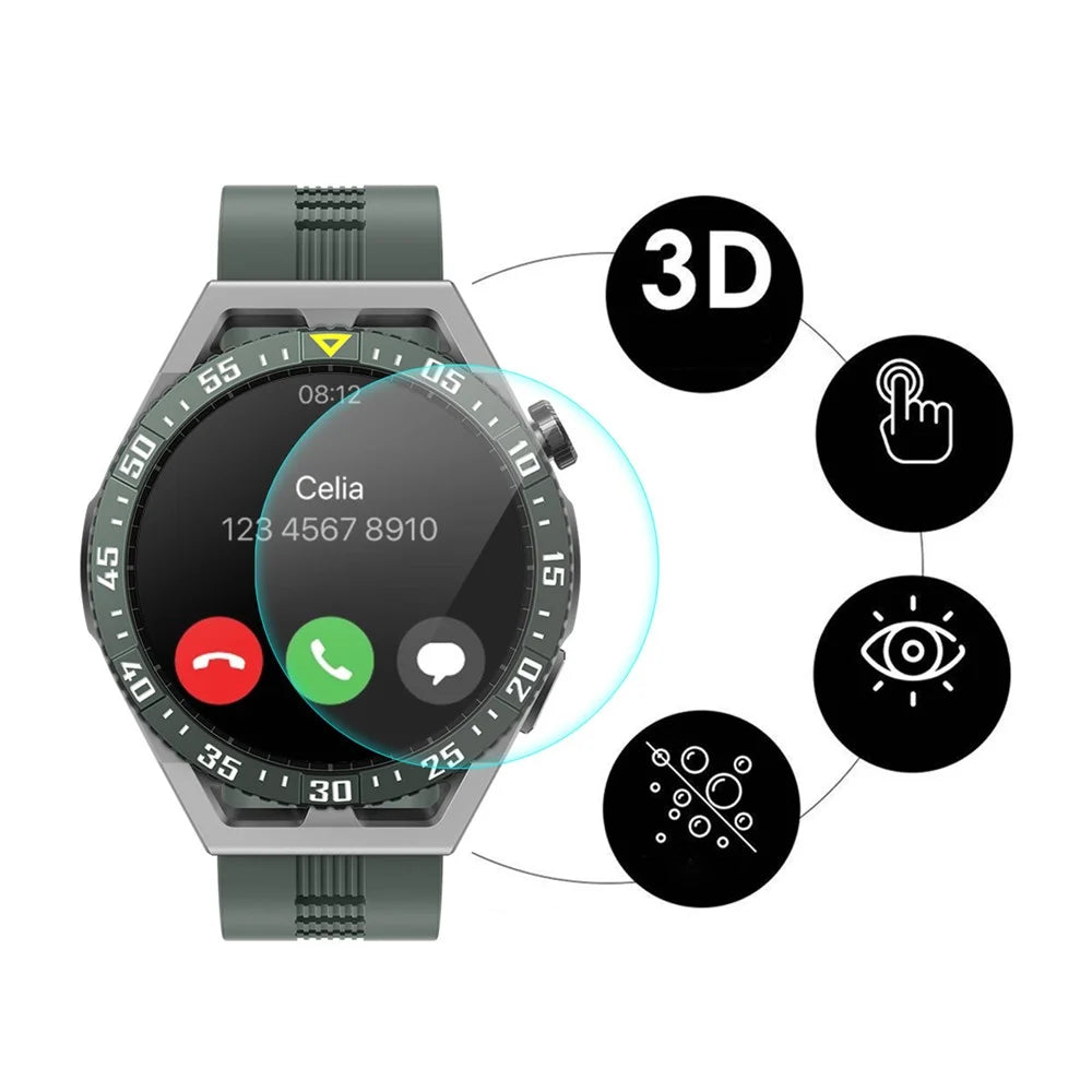 ENKAY HAT PRINCE 2Pcs / Set for Huawei Watch GT 3 SE Screen Protector Shatterproof Anti-scratch HD Clear 0.2mm 9H High Aluminum-silicon Glass Film - 2