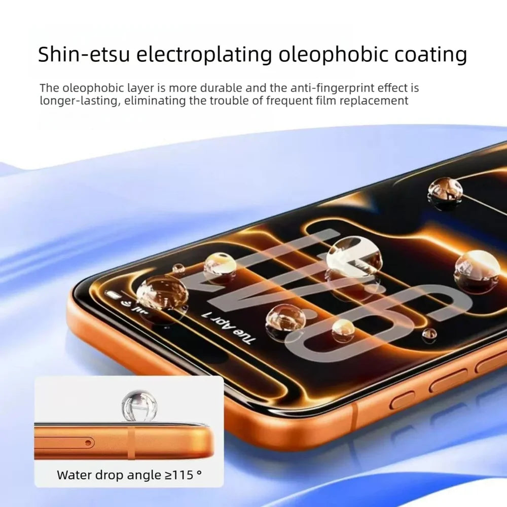 For iPhone Air 10Pcs Tempered Glass Film 9H+ 300CC Edgeless Anti Static HD Full Screen Protector - Transparent - 4