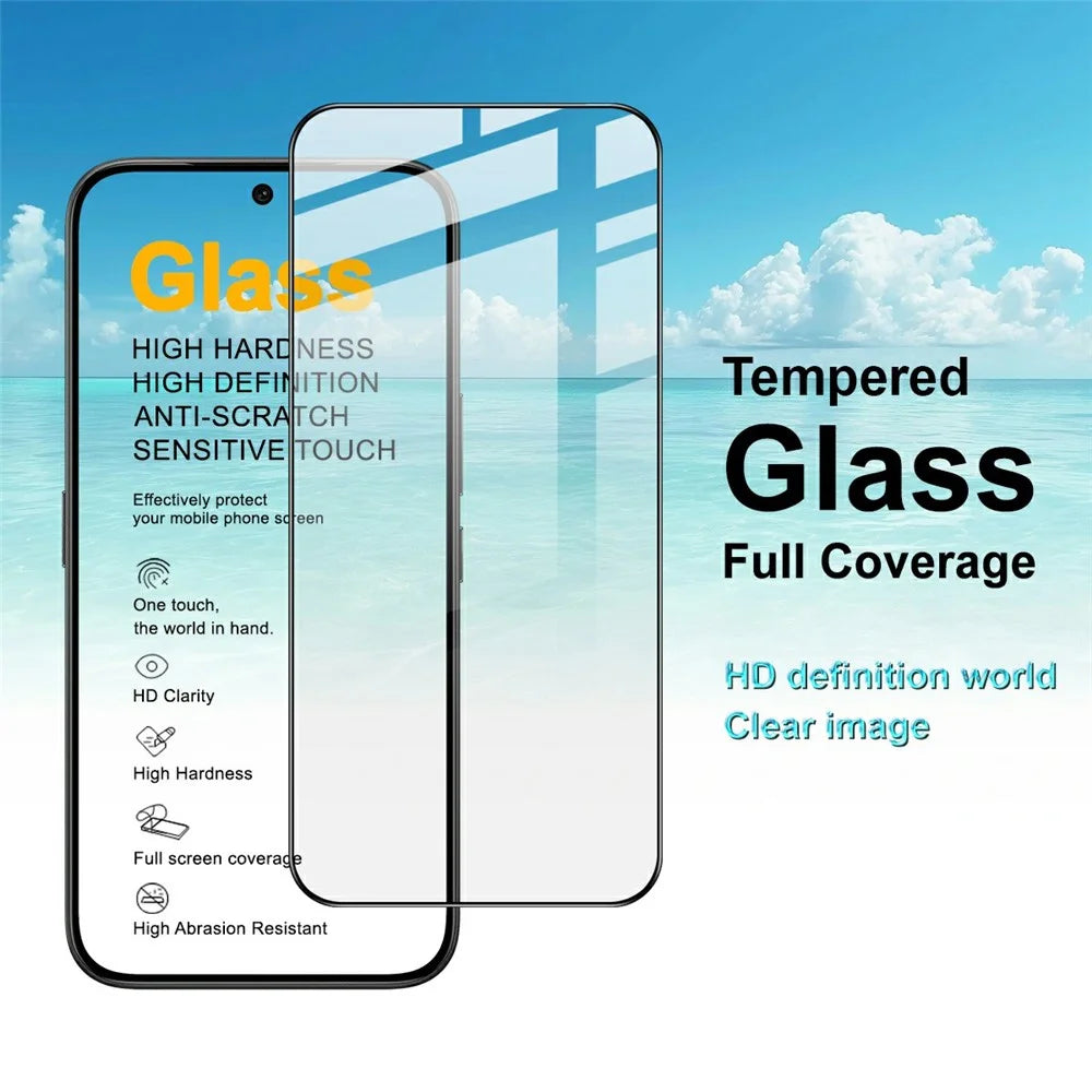 IMAK Pro+ Series For TECNO Camon 50 4G Screen Protector Full Coverage Tempered Glass Film (Fingerprint Unlock) - Transparent - 7