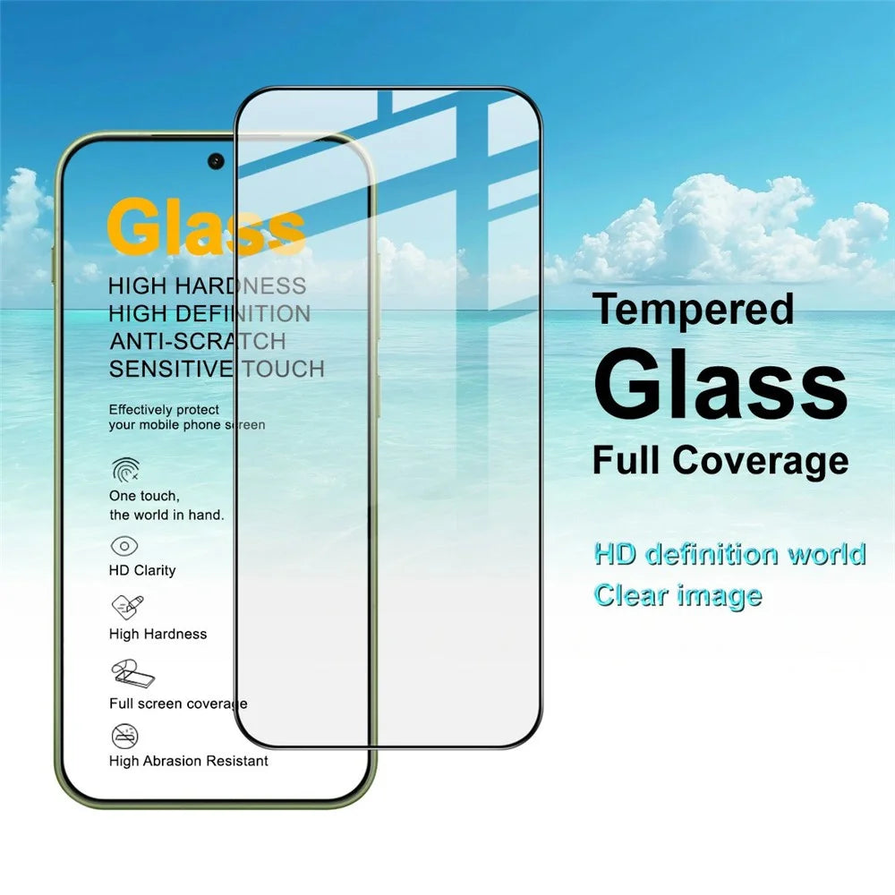 IMAK Pro+ Series For OnePlus 15T 5G Screen Protector Full Coverage Tempered Glass Film (Fingerprint Unlock) - Transparent - 7