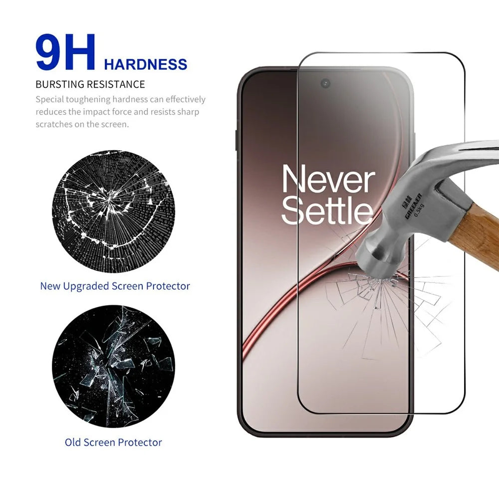 RURIHAI 10Pcs For Oppo K15 Pro+ 5G High Aluminium-Silicon Glass Film Full Glue 0.26mm 2.5D Full Screen Protector - 3