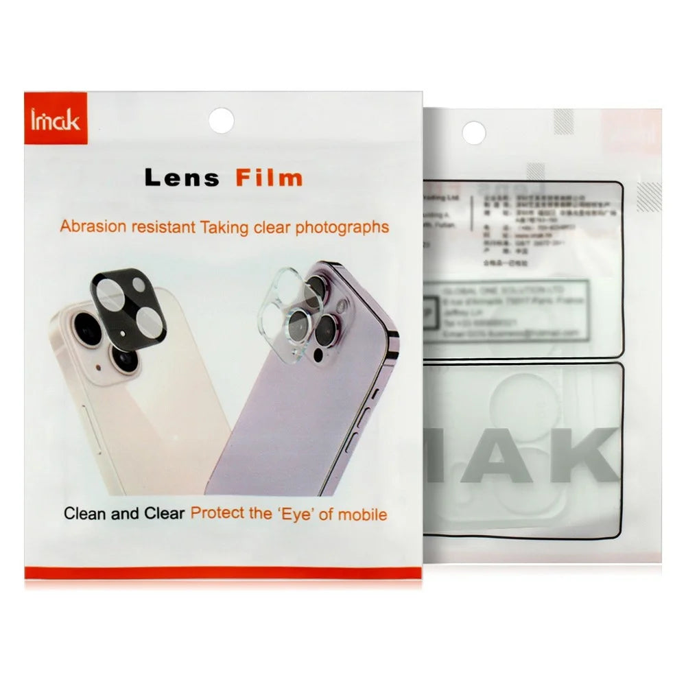 IMAK For Motorola Edge 70 5G  /  Moto X70 Air 5G Tempered Glass Full Cover Camera Lens Protector + Acrylic Lens Cap - Transparent - 7