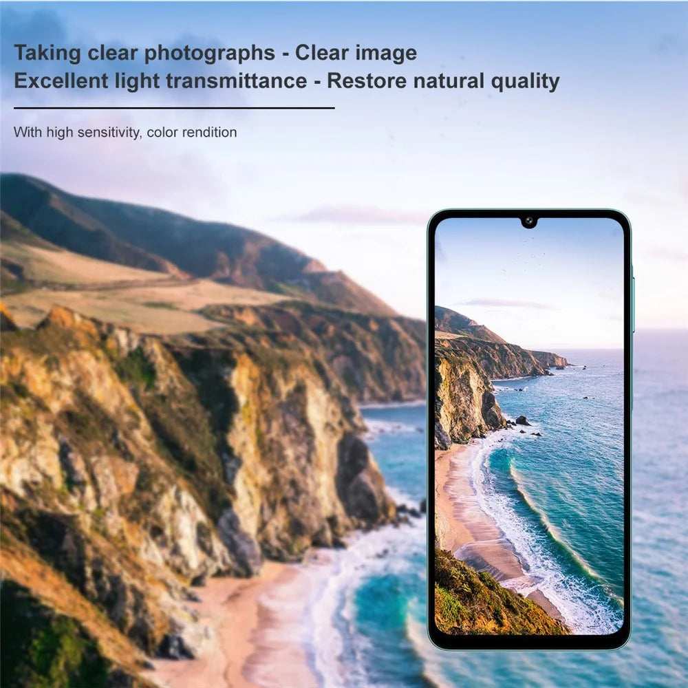 IMAK For Samsung Galaxy M17e 5G Camera Lens Protector Tempered Glass HD Clear Full Cover Lens Film - Black - 6
