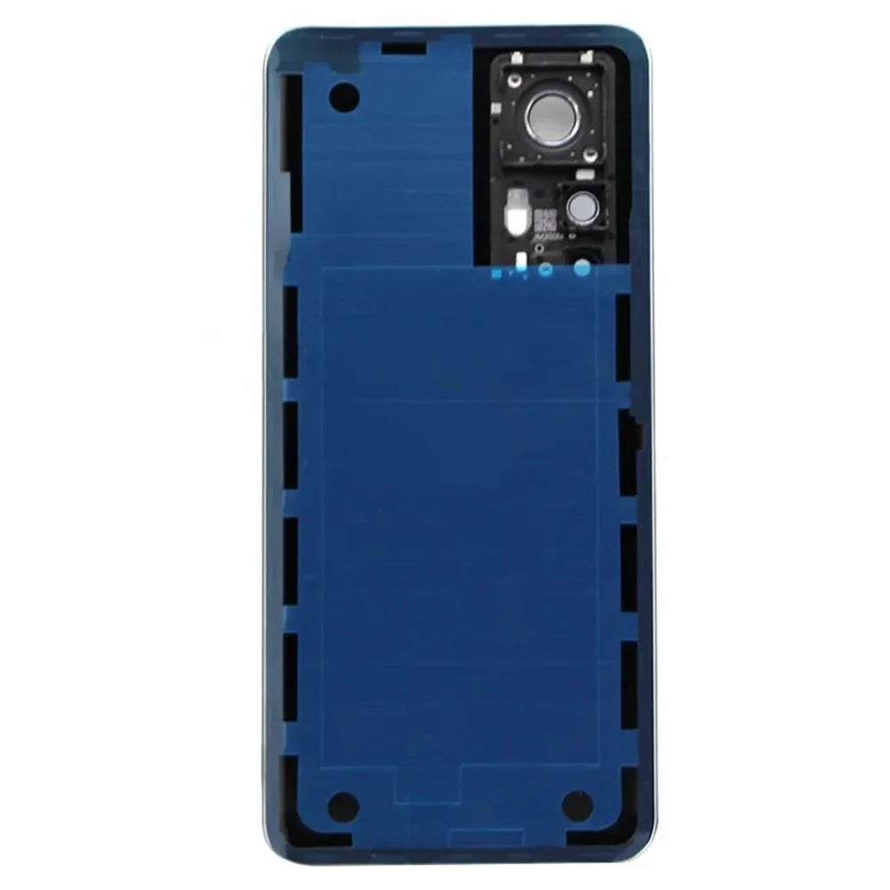 For Xiaomi 12T 5G Back Battery Housing Cover with Camera Ring Lens Cover Spare Part (Without Logo) - Black - 3