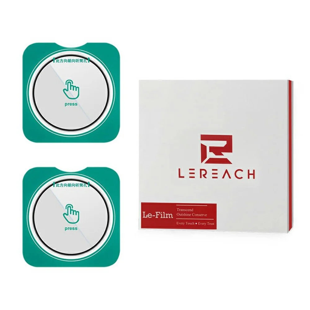 LEREACH 2Pcs for Honor Magic8 5G Camera Lens Protector Tempered Glass Smart-Fit Auto-Align Film - Transparent with Black Edge - 1