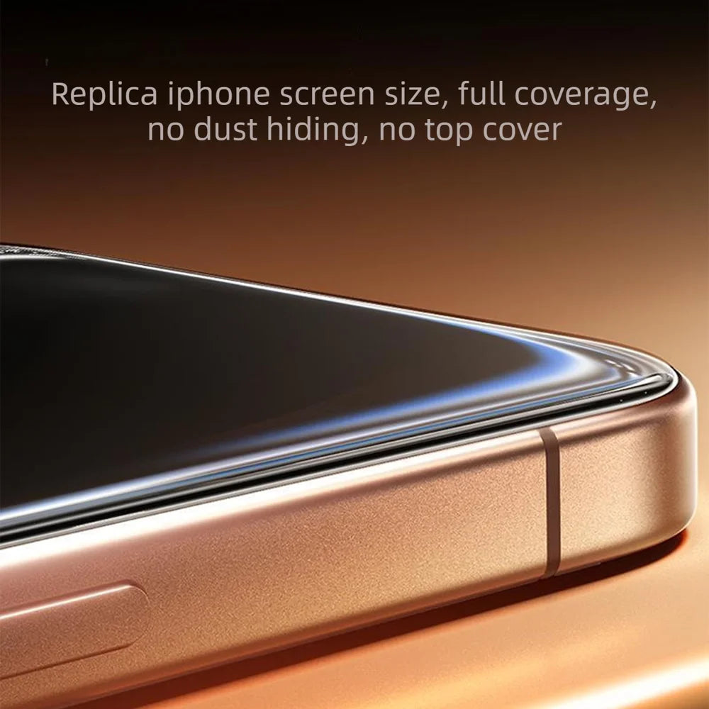 For iPhone Air 10Pcs HD Tempered Glass Anti-fingerprint Shatterproof Full Size Screen Protector - Transparent - 4