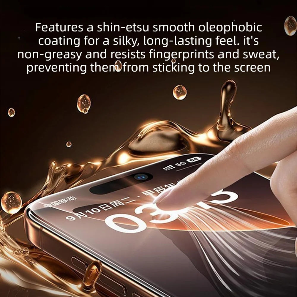 For iPhone Air 10Pcs HD Tempered Glass Anti-fingerprint Shatterproof Full Size Screen Protector - Transparent - 5