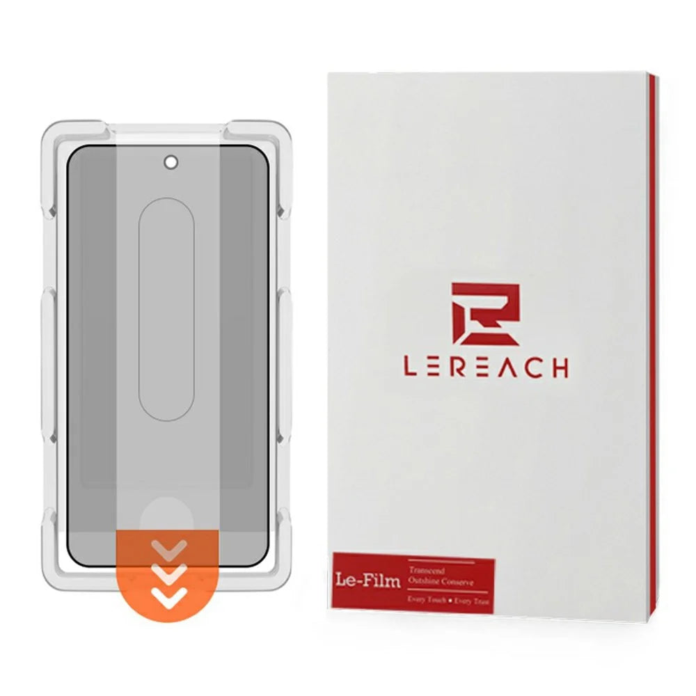 LEREACH For Samsung Galaxy A37 5G Privacy Tempered Glass Screen Protector 28° Anti-spy Full Cover Film - Black - 1