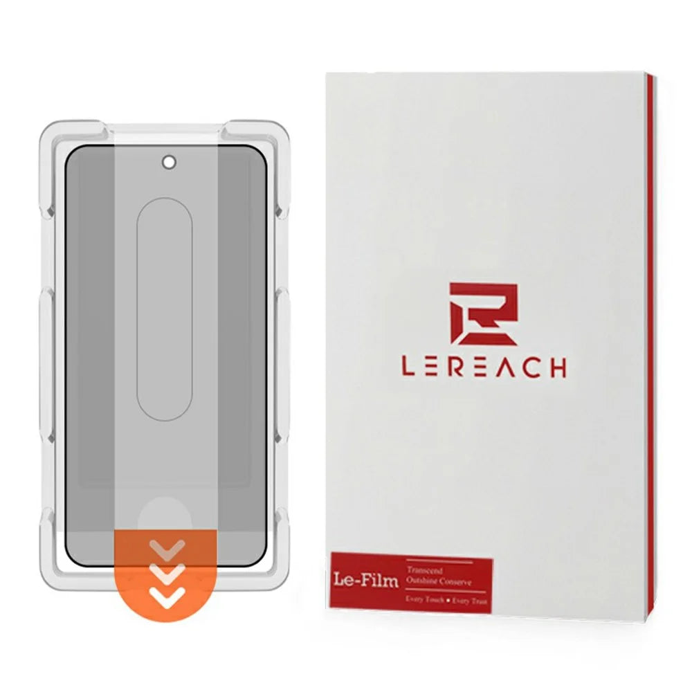 LEREACH For Samsung Galaxy A56 5G Privacy Tempered Glass Screen Protector 28° Anti-spy Full Cover Film - Black - 1