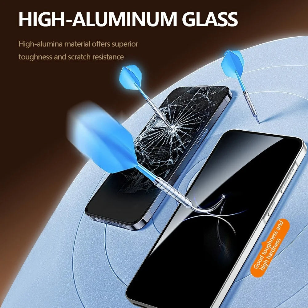 LEREACH For Samsung Galaxy S25 FE Privacy Tempered Glass Screen Protector 28° Anti-spy Full Cover Film - Black - 7
