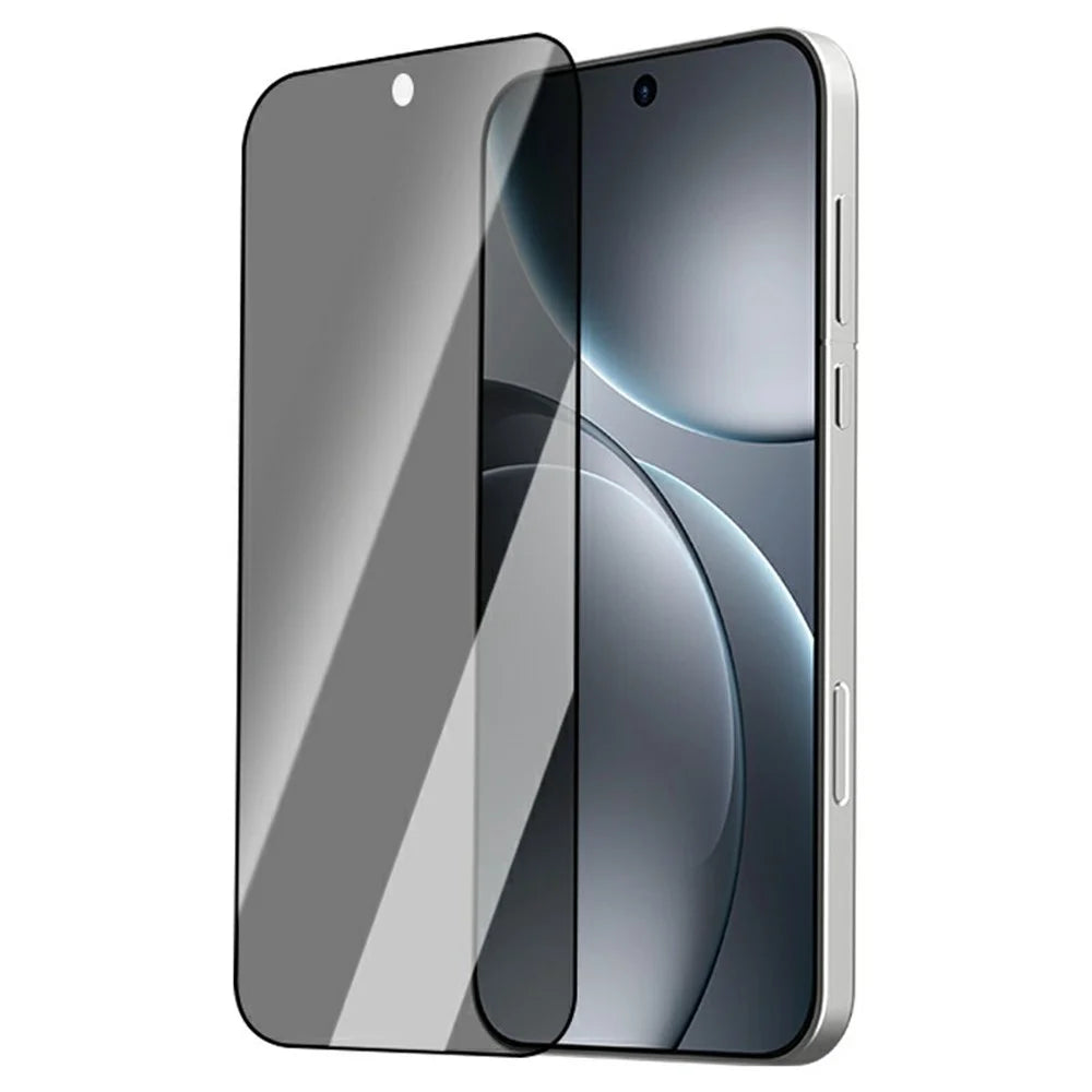 LEREACH For Oppo Find X9 Ultra 5G Privacy Tempered Glass Screen Protector 28° Anti-spy Full Cover Film - Black - 2