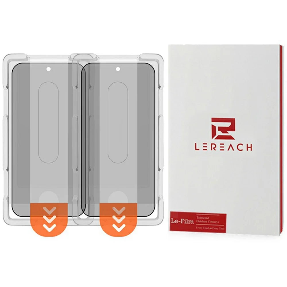 LEREACH 2Pcs For Oppo Find X9 Ultra 5G Privacy Tempered Glass Screen Protector 28° Anti-spy Full Cover Film - Black - 1