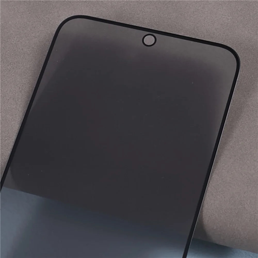 For Samsung Galaxy A37 5G Privacy Screen Protector Silk Printing Anti Spy Tempered Glass Film - Black - 4