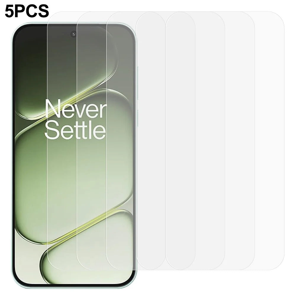 5Pcs For OnePlus Turbo 6 5G / Turbo 6V 5G / Nord 6 5G Front Screen Protector 0.3mm 2.5D Tempered Glass Film, Not Full Covering - Transparent - 1