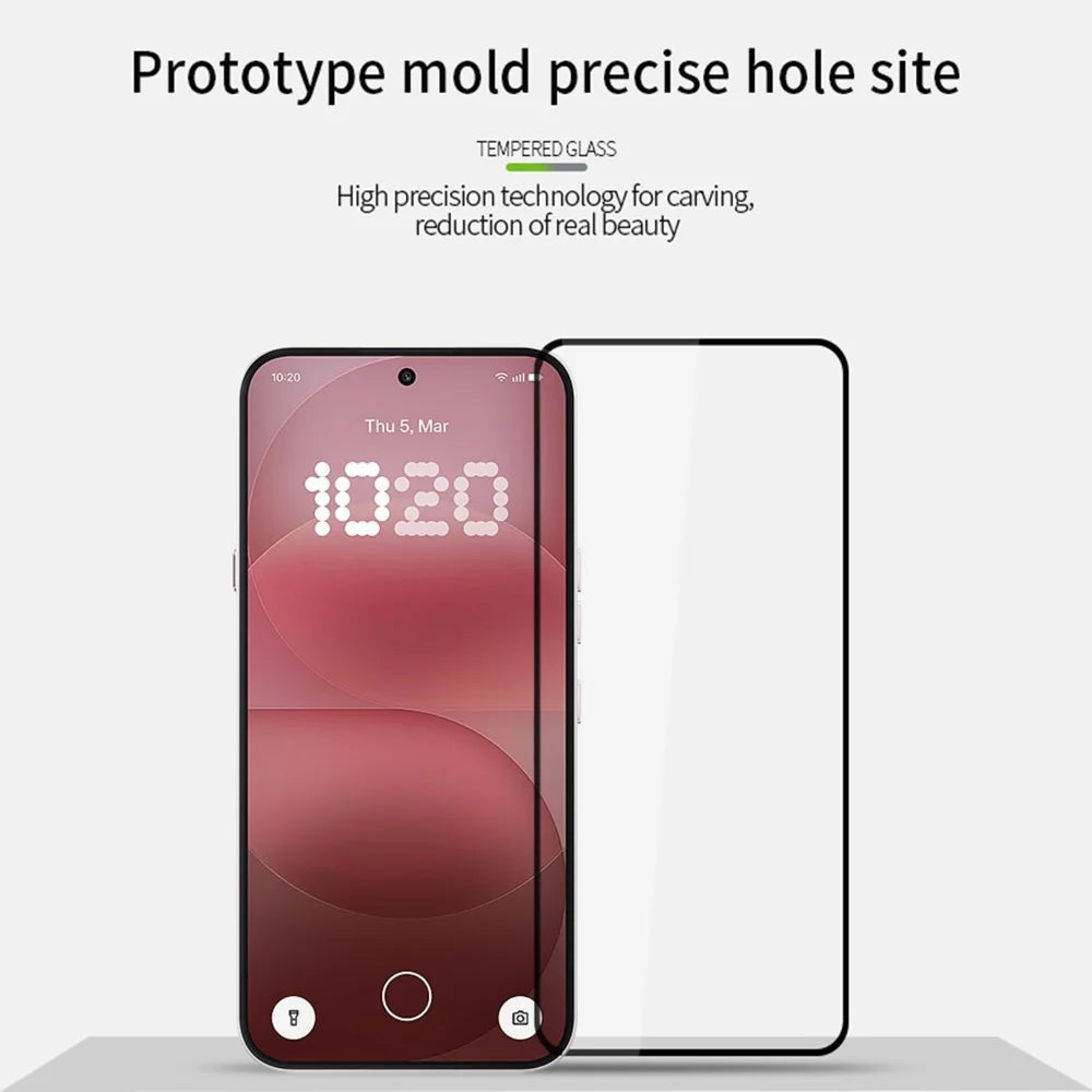 PINWUYO For Nothing Phone (4a) Pro Tempered Glass Film JK Series-2 9H Full Glue Full Screen Protector - Black - 3