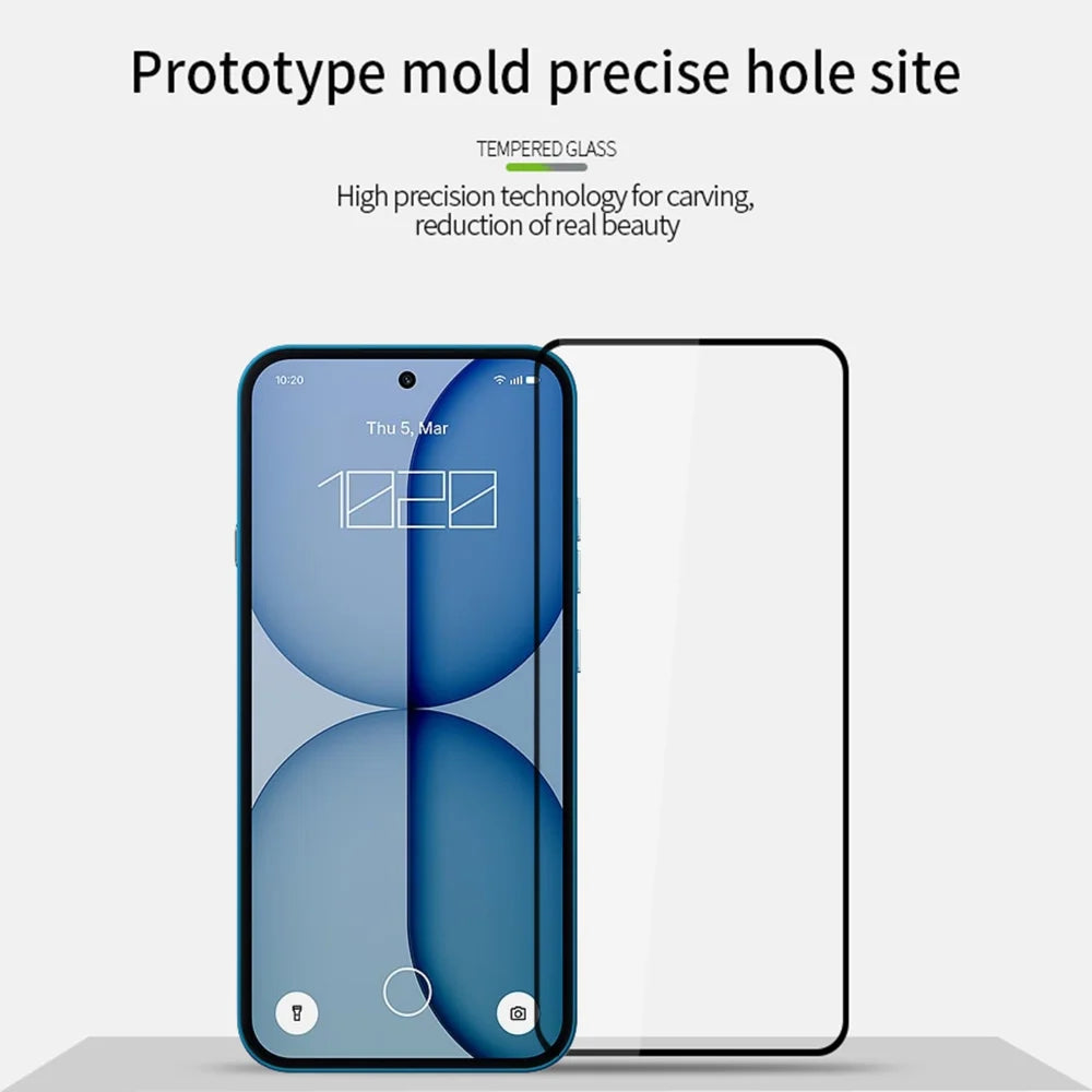 PINWUYO For Nothing Phone (4a) Tempered Glass Film JK Series-2 9H Full Glue Full Screen Protector - Black - 3