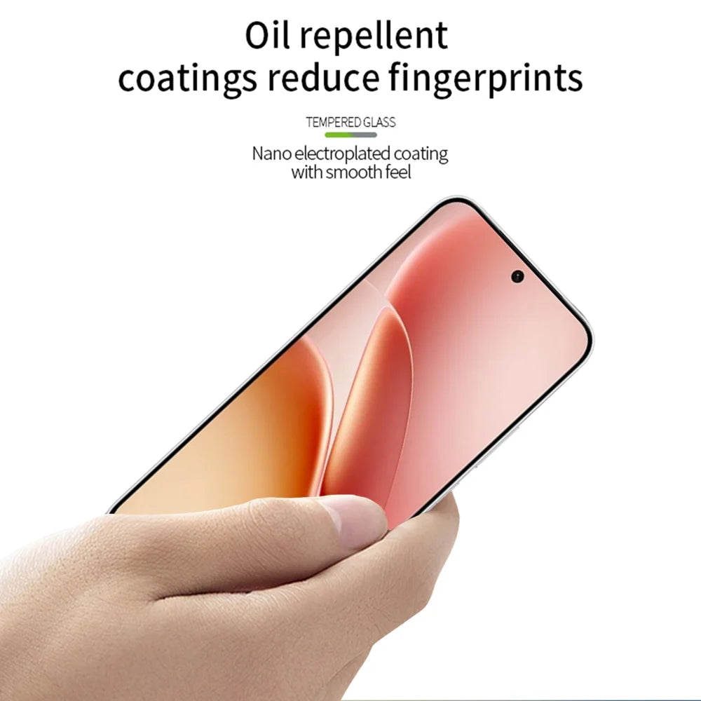 PINWUYO For vivo iQOO Z11 5G Tempered Glass Film JK Series-2 9H Full Glue Full Screen Protector - Black - 4