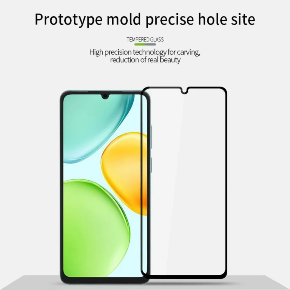 PINWUYO For Honor 500 Smart 5G / Honor X6d 5G Tempered Glass Film JK Series-2 9H Full Glue Full Screen Protector - Black - 3