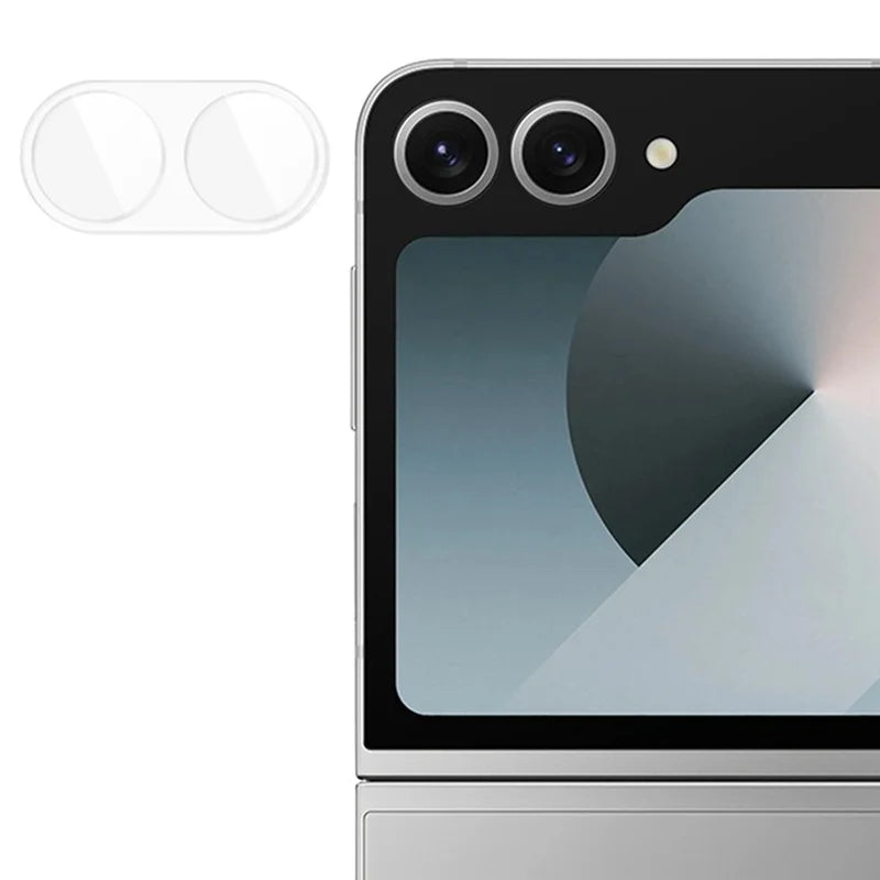 For Samsung Galaxy Z Flip8 Tempered Glass Camera Lens Protector Ultra Clear Full Coverage Anti-Scratch Lens Film - Transparent - 1