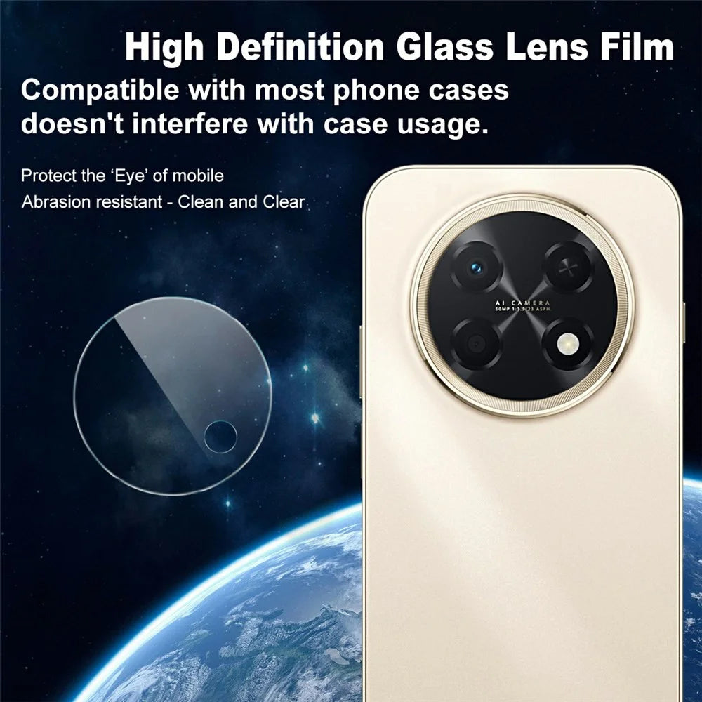 IMAK For Huawei nova 15 Max / Enjoy 90 Pro Max Camera Lens Protector Slim Tempered Glass Full Coverage Lens Film - Transparent - 2
