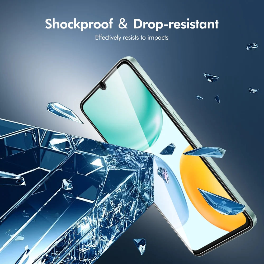 Hat Prince for Honor X6d 5G ENKAY HAT PRINCE Screen Protector 9H Silk Printing 0.26mm Full Glue Full Coverage Tempered Glass Film - Transparent - 4
