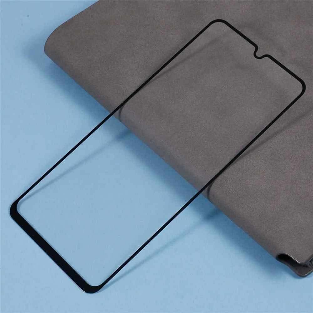 For Honor X5d 4G  /  X5d Plus 4G Full Screen Protector Silk Printing Full Glue HD Clear Screen Film - Black - 3