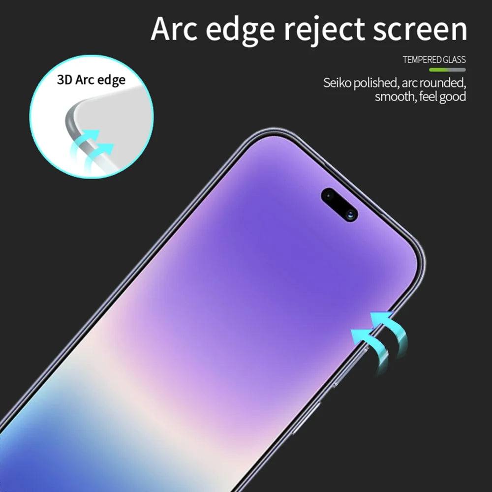 PINWUYO for Huawei Pura 90 Tempered Glass Film  Explosion-proof 9H 3D Full Glue Full Screen Protector - Black - 2