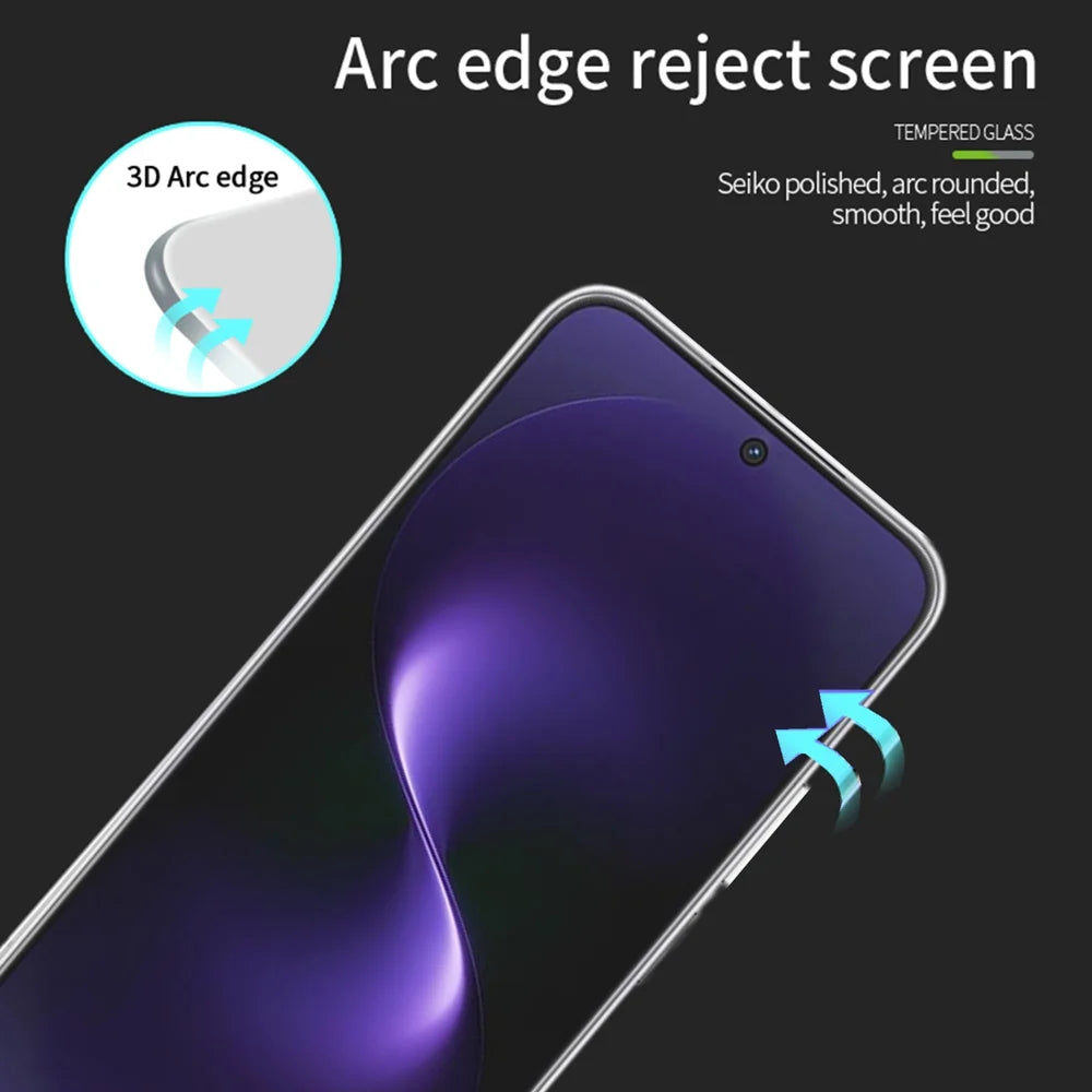 Mofi for Huawei nova 15 5G Screen Protector MOFI 9H 3D Curved Full Glue Full Coverage Tempered Glass Film - Black - 2