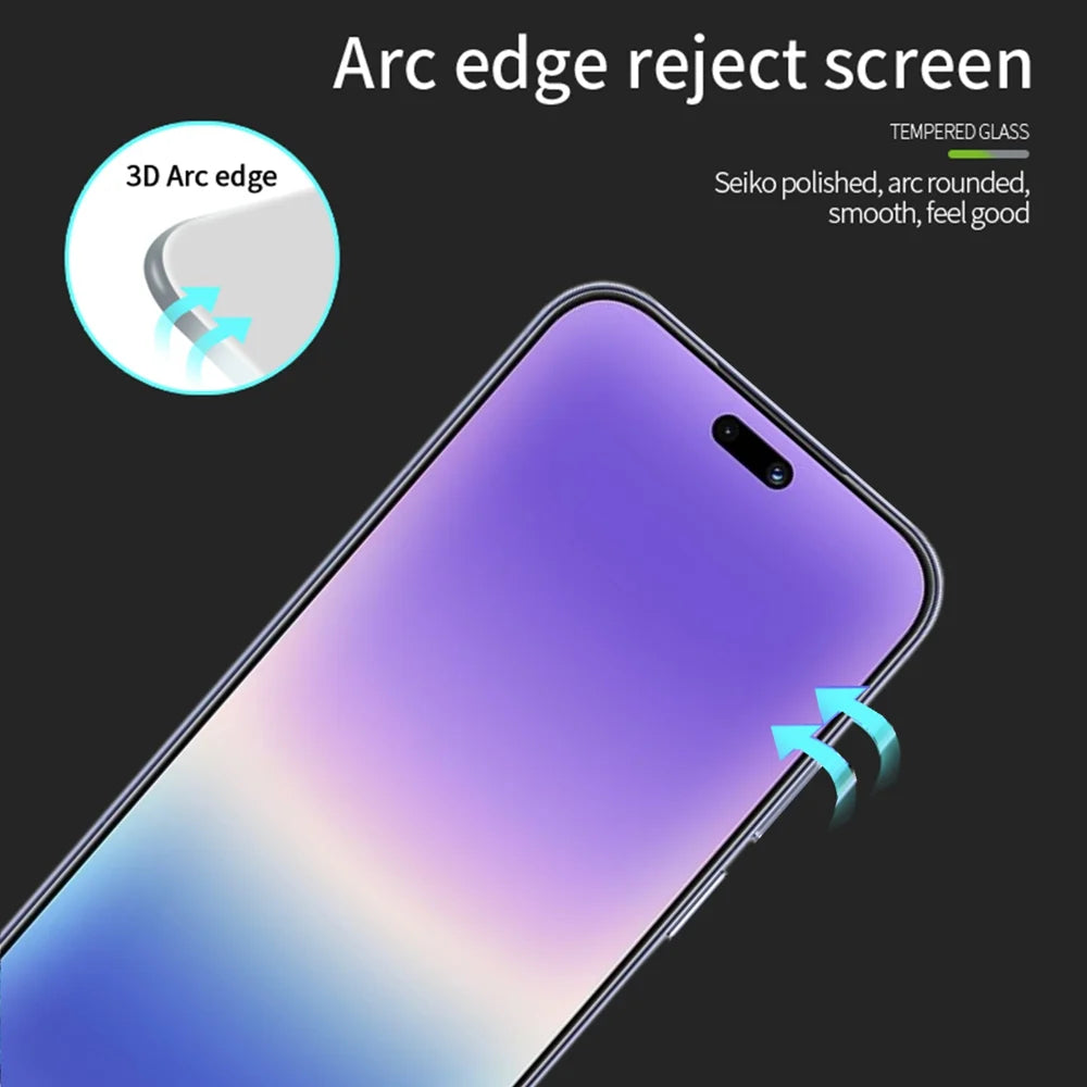 Mofi for Huawei Pura 90 Screen Protector MOFI 9H 3D Curved Full Glue Full Coverage Tempered Glass Film - Black - 2