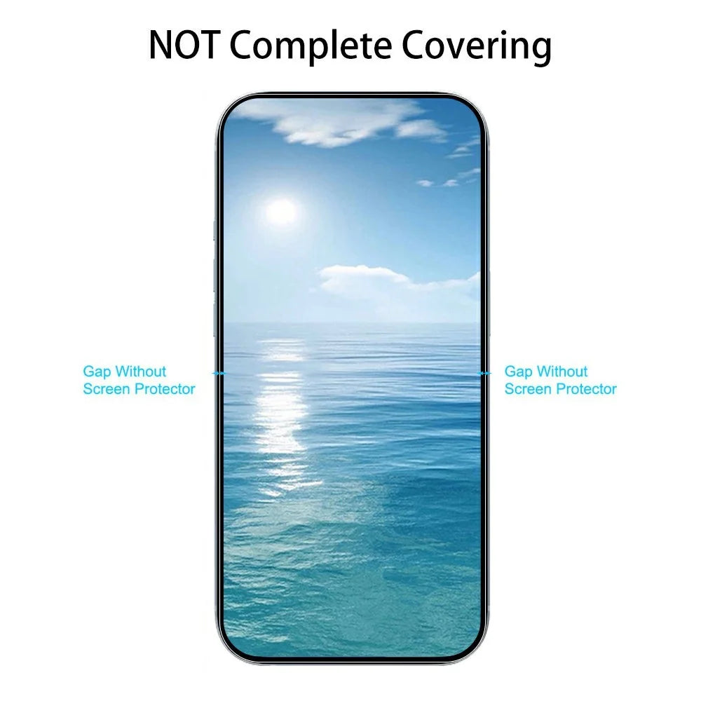 50Pcs For Oppo Find X9 Ultra 5G Screen Protector Full Glue Tempered Glass Clear Screen Film (NOT Complete Covering) (No Package, with Wipes Set, Dust-absorber, Guide Sticker) - Transparent - 3