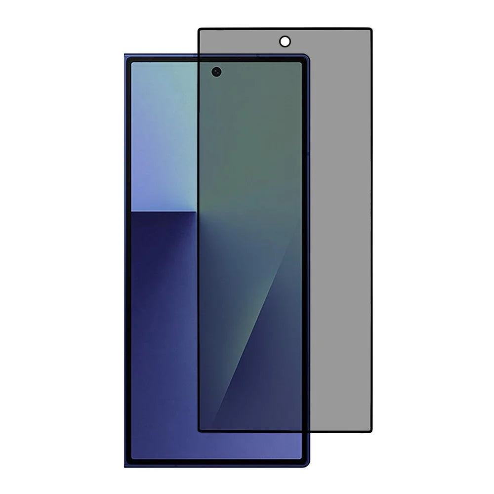 For Samsung Galaxy Z Fold8 Ultra 2.5D Anti-spy Full Screen Protector Full Glue Silk Printing High Aluminium-silicon Glass Film - Black - 1