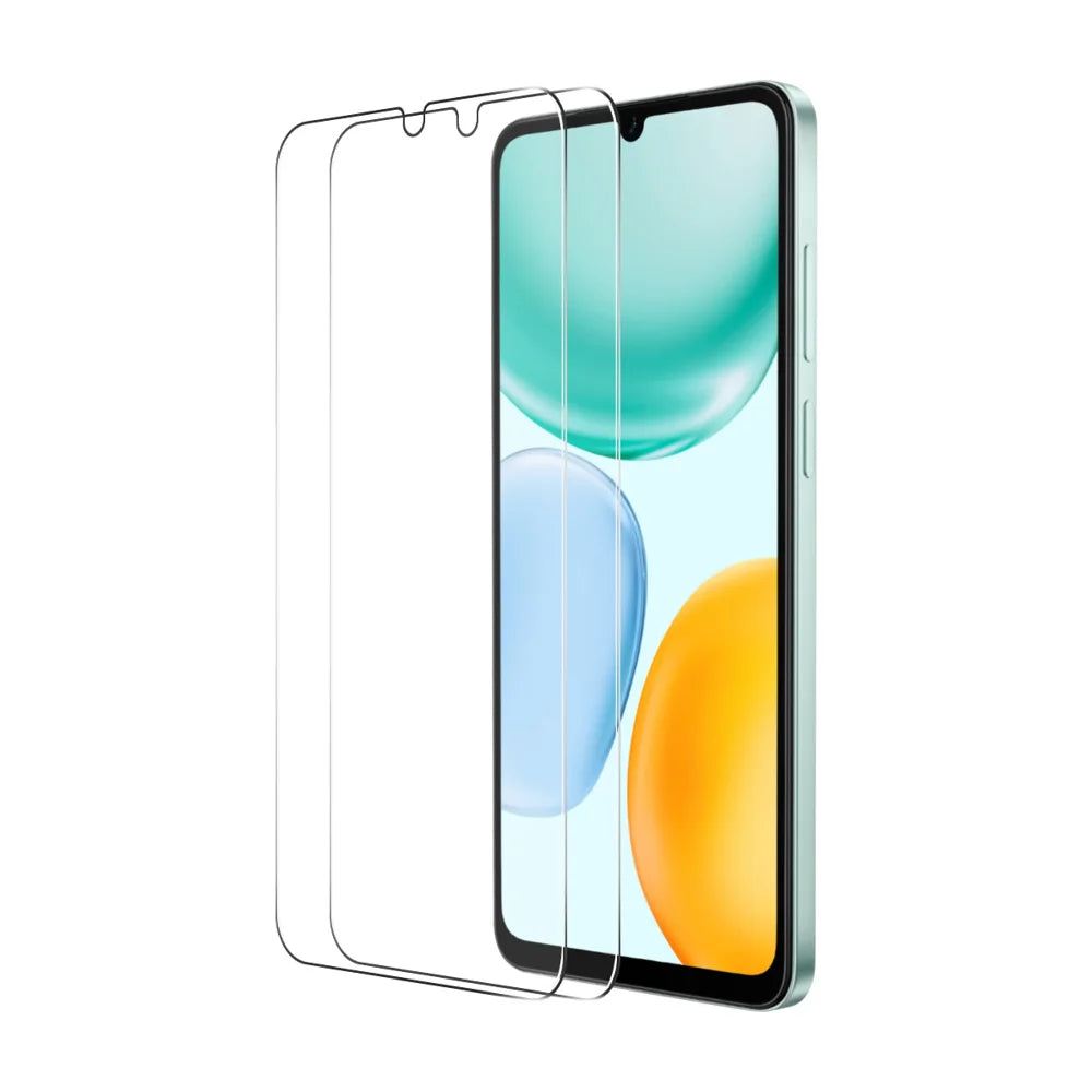 HAT PRINCE for Honor X6d 5G ENKAY  2Pcs Screen Protector 9H Clear Full Glue High Aluminum-Silicon Glass Film (NOT Complete Covering) - Transparent - 1