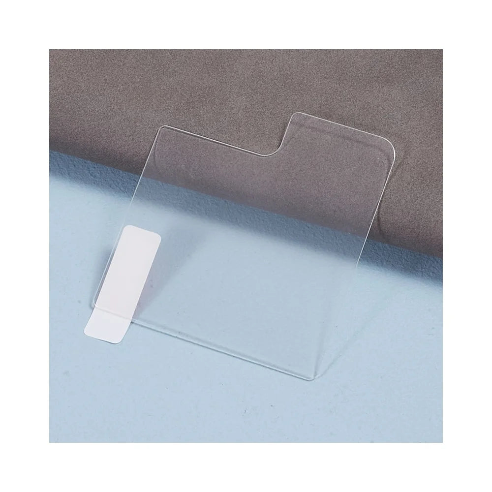 For Samsung Galaxy Z Flip8 3D Camera Lens Film + Arc Edge Tempered Glass Rear Screen Protector - Transparent - 4