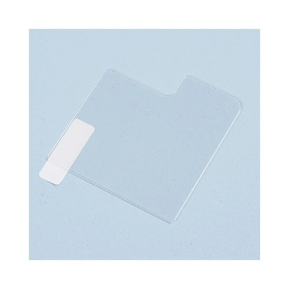 For Samsung Galaxy Z Flip8 3D Camera Lens Film + Arc Edge Tempered Glass Rear Screen Protector - Transparent - 5