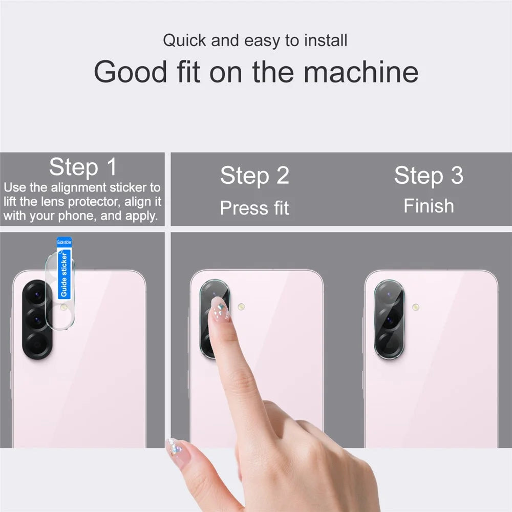 IMAK For Samsung Galaxy M47 5G / A27 5G Camera Lens Protector Slim Tempered Glass Full Coverage Lens Film - Transparent - 4