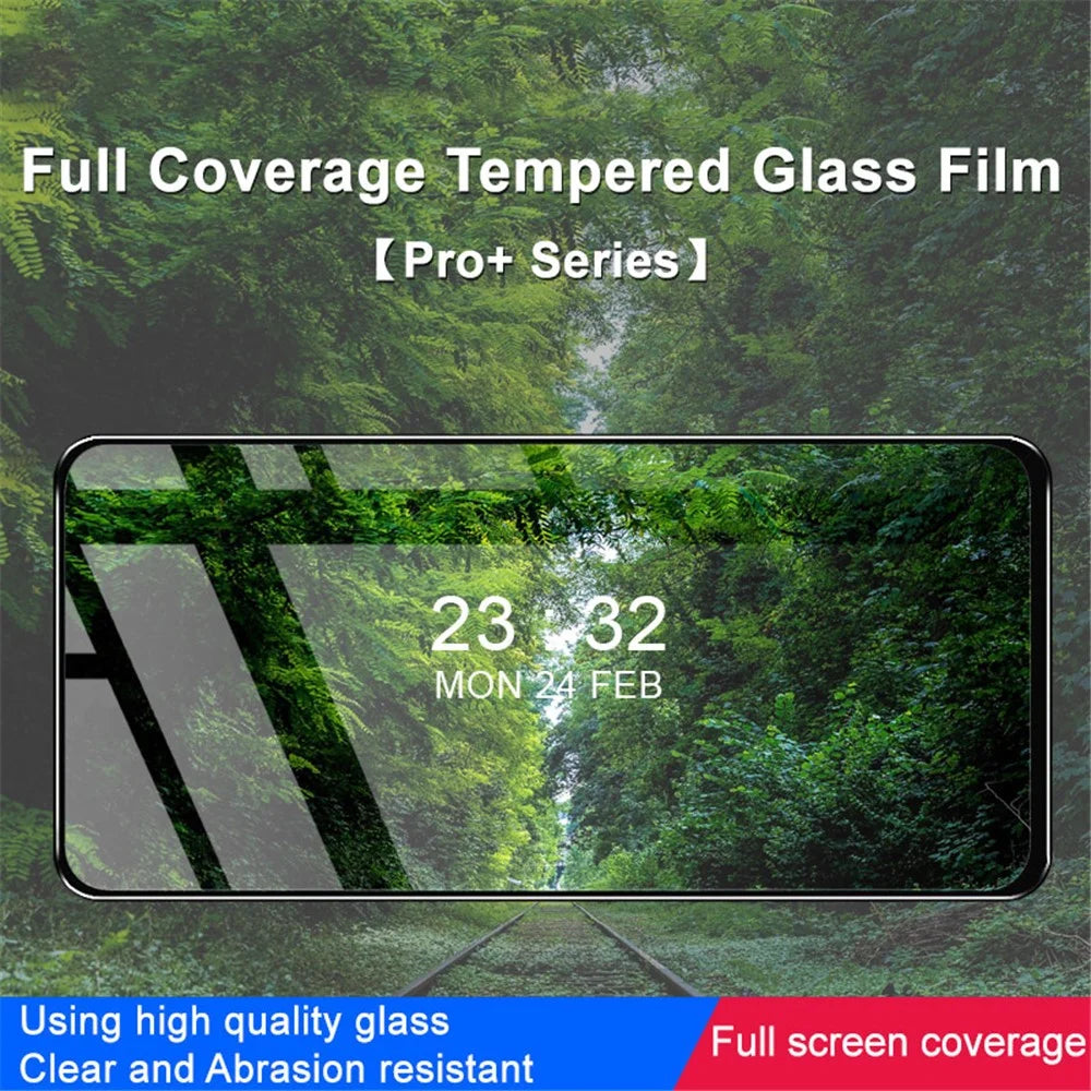 IMAK Pro+ Series for Samsung Galaxy A54 5G HD Tempered Glass Film Anti-fingerprint Full Coverage Sensitive Touch Screen Protector - 4