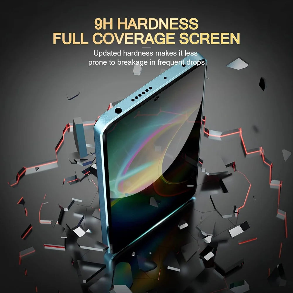 For Oppo A6 4G 25Pcs Anti-spy Screen Protector Silk Printing High Aluminium-silicon Glass Full Cover Anti-fingerprint Privacy Film - Black - 2