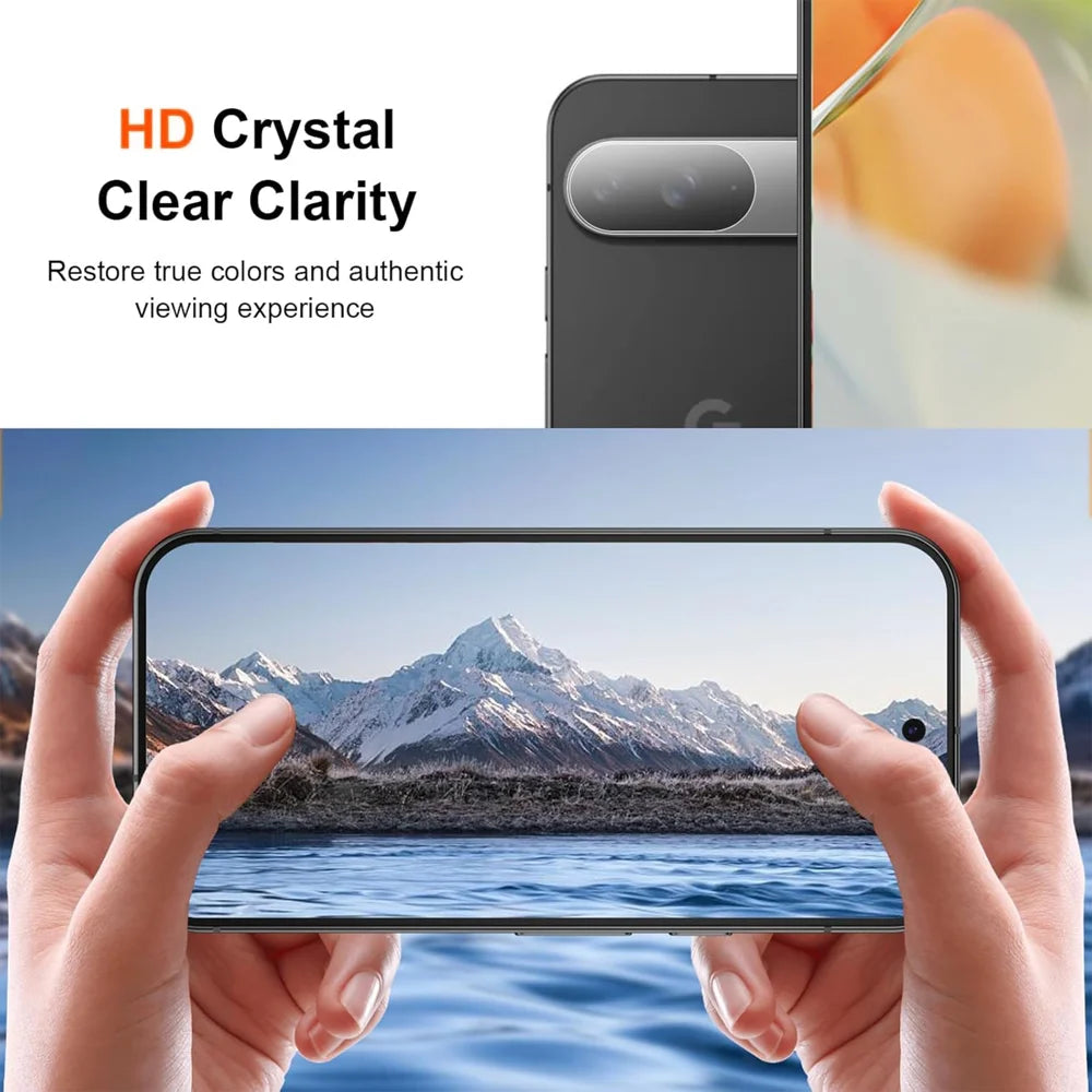 For Google Pixel 9a 25Pcs Anti-spy Screen Protector Silk Printing High Aluminium-silicon Glass Full Cover Anti-fingerprint Privacy Film - Black - 7