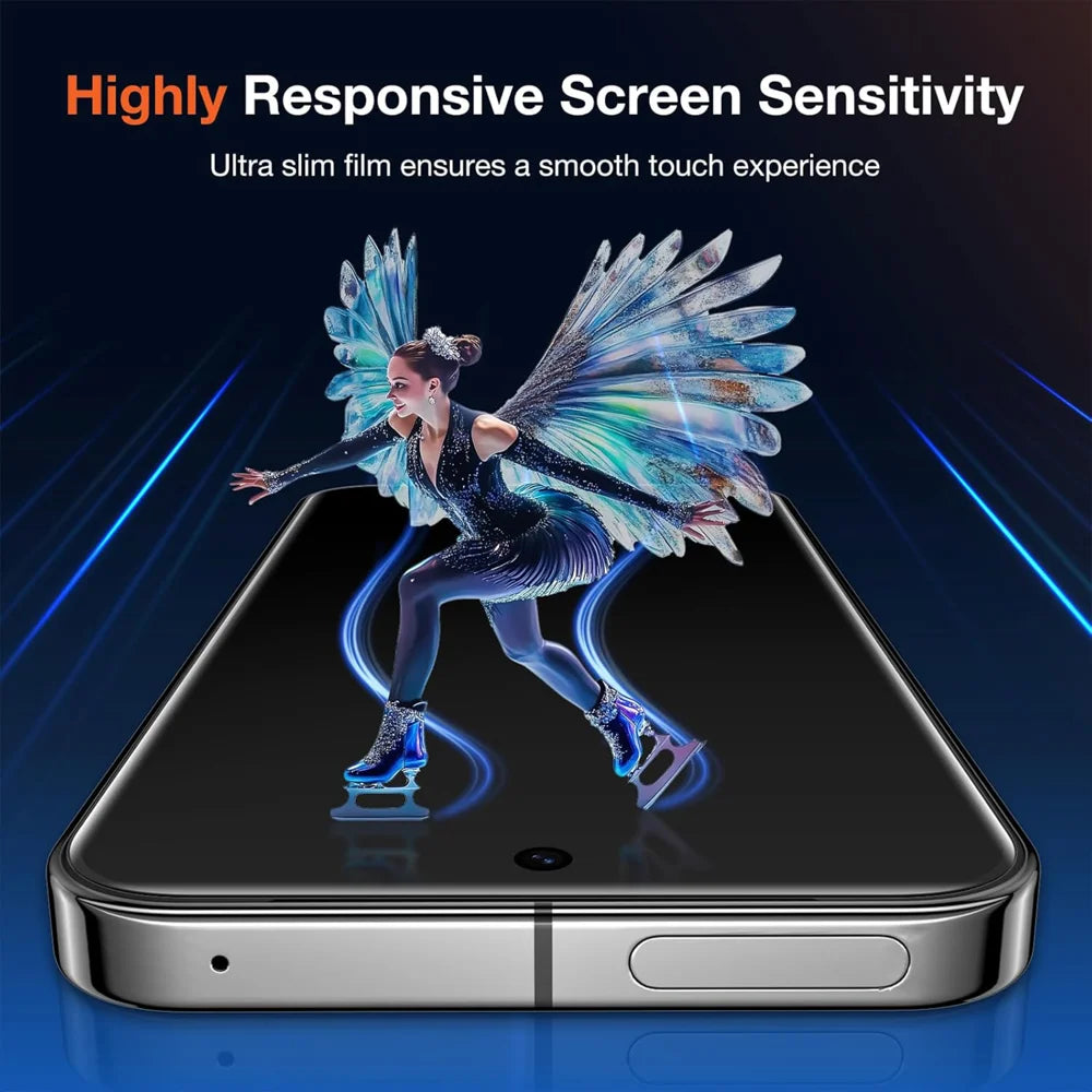 For Google Pixel 10 Pro 25Pcs Anti-spy Screen Protector Silk Printing High Aluminium-silicon Glass Full Cover Anti-fingerprint Privacy Film - Black - 6