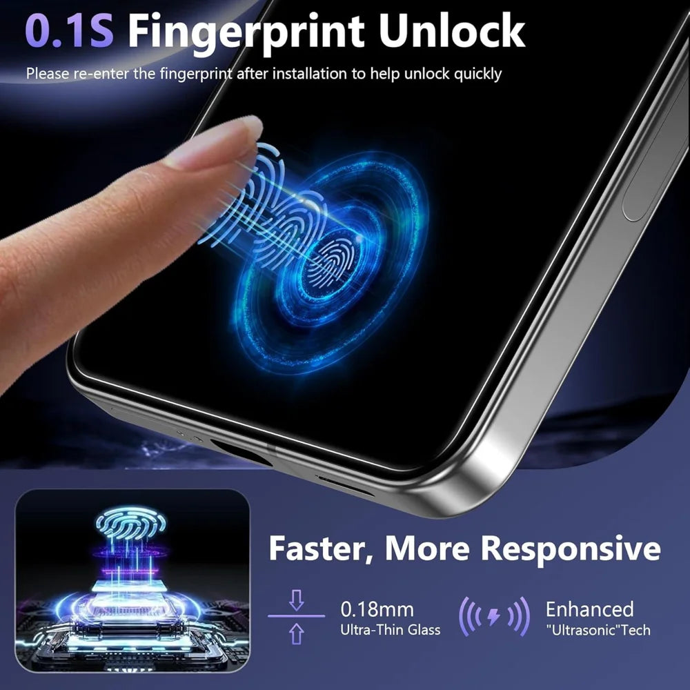 For Samsung Galaxy A26 5G 25Pcs Anti-spy Screen Protector Silk Printing High Aluminium-silicon Glass Full Cover Anti-fingerprint Privacy Film - Black - 3