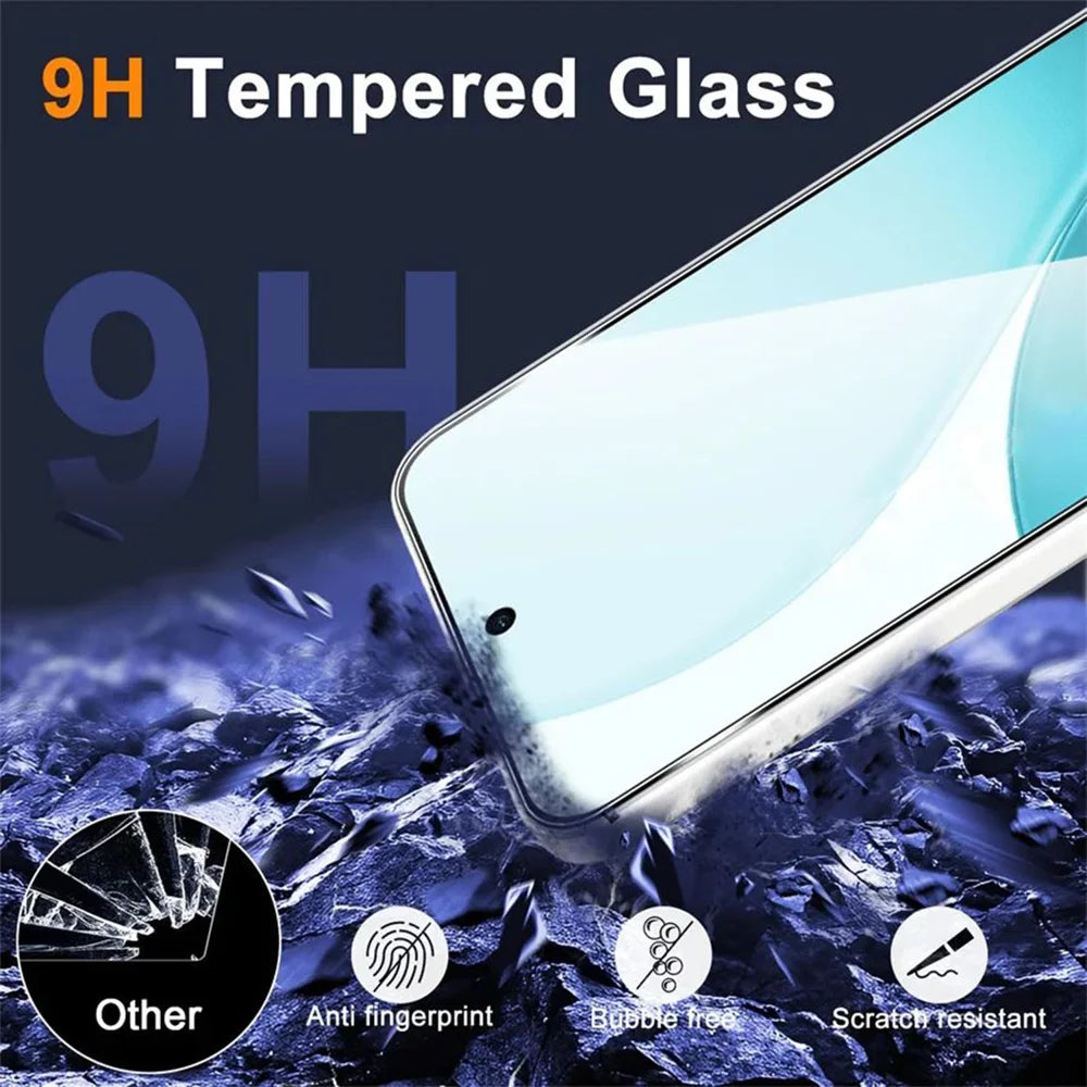 For Oppo Reno15 Pro Max 5G (Global) 25Pcs Full Cover Screen Protector Silk Printing Ultra Clear High Aluminium-silicon Glass Film - Transparent - 2