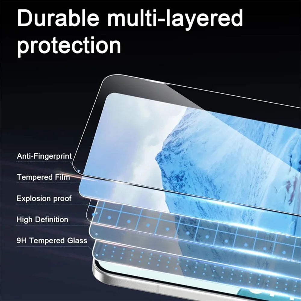 For Oppo Reno15 Pro Max 5G (Global) 25Pcs Full Cover Screen Protector Silk Printing Ultra Clear High Aluminium-silicon Glass Film - Transparent - 4