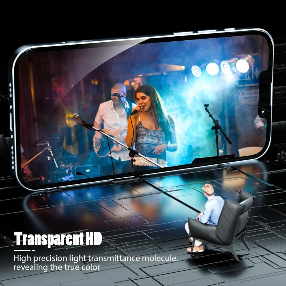 For Honor Magic8 Pro Air 5G 25Pcs Full Cover Screen Protector Silk Printing Ultra Clear High Aluminium-silicon Glass Film - Transparent - 3