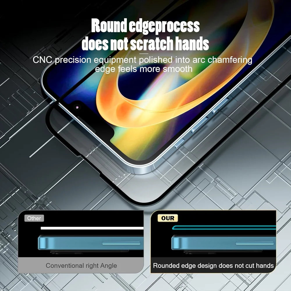 For Honor Magic8 Pro Air 5G 25Pcs Full Cover Screen Protector Silk Printing Ultra Clear High Aluminium-silicon Glass Film - Transparent - 5