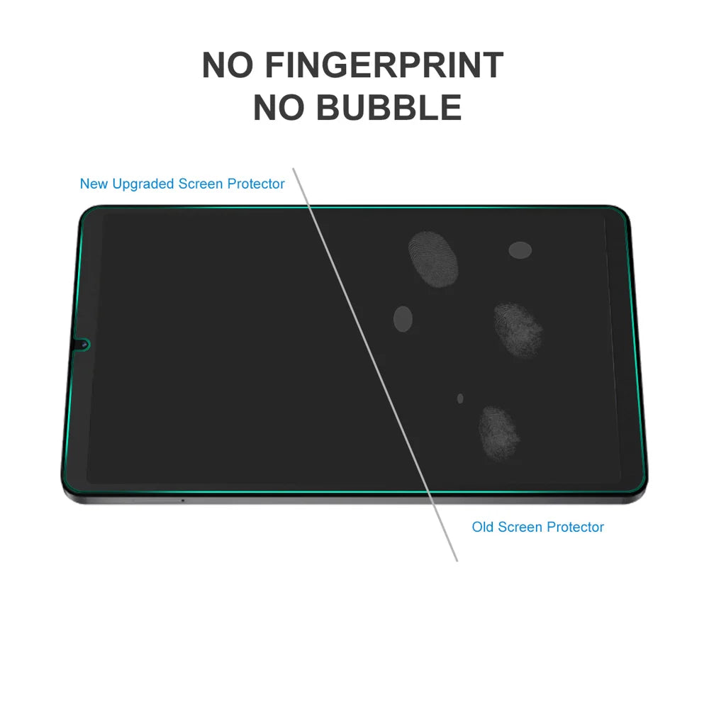 HAT PRINCE for Lenovo Tab K9 2Pcs Full Screen Protector ENKAY  9H 2.5D 0.33mm Full Glue High Aluminium-silicon Glass Film - Transparent - 2