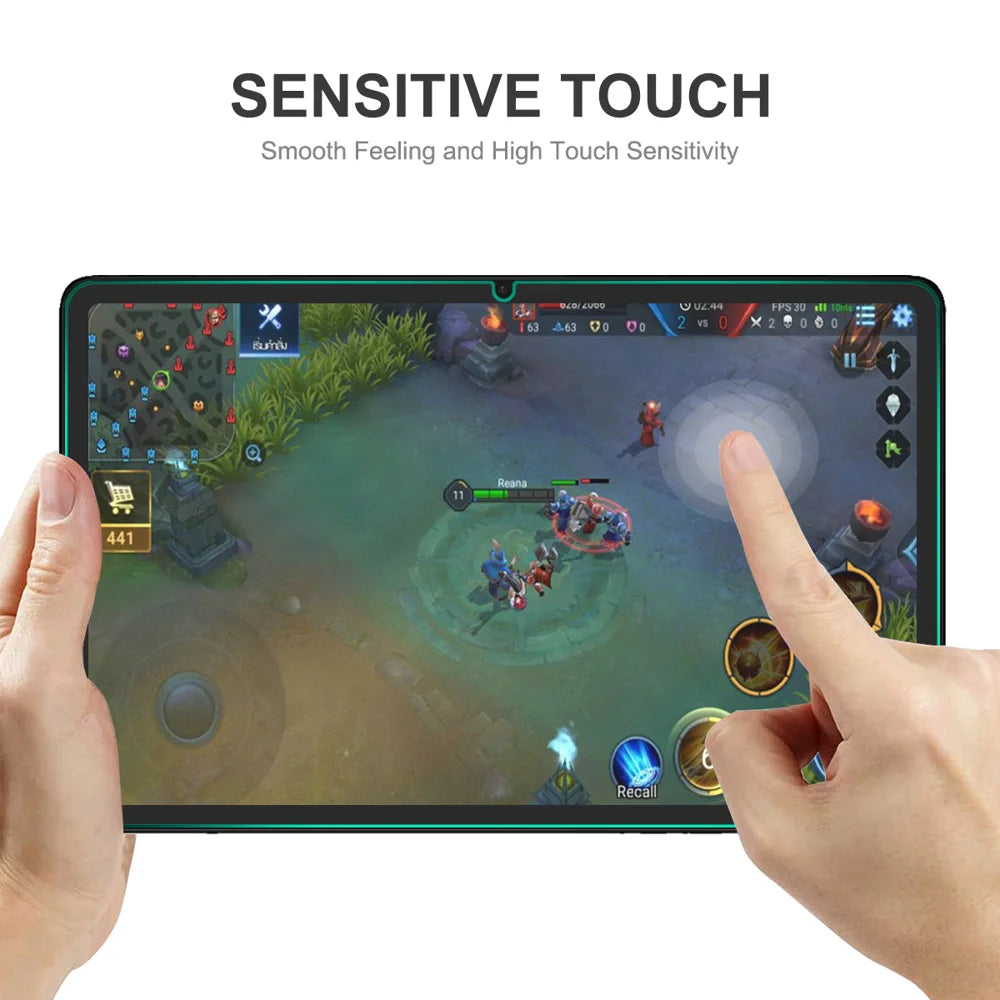 HAT PRINCE for Lenovo Xiaoxin Pad 11 2024 / Lenovo Tab M11 2Pcs Full Screen Protector ENKAY  9H 2.5D 0.33mm Full Glue High Aluminium-silicon Glass Film - Transparent - 3